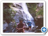 io e la cascata di poia
